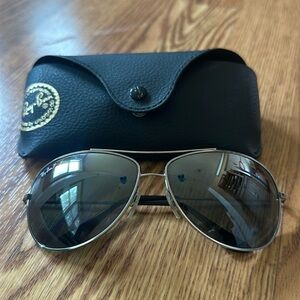 Ray Ban RB3293 Polarized Aviator Matte Gunmetal Reflective 63